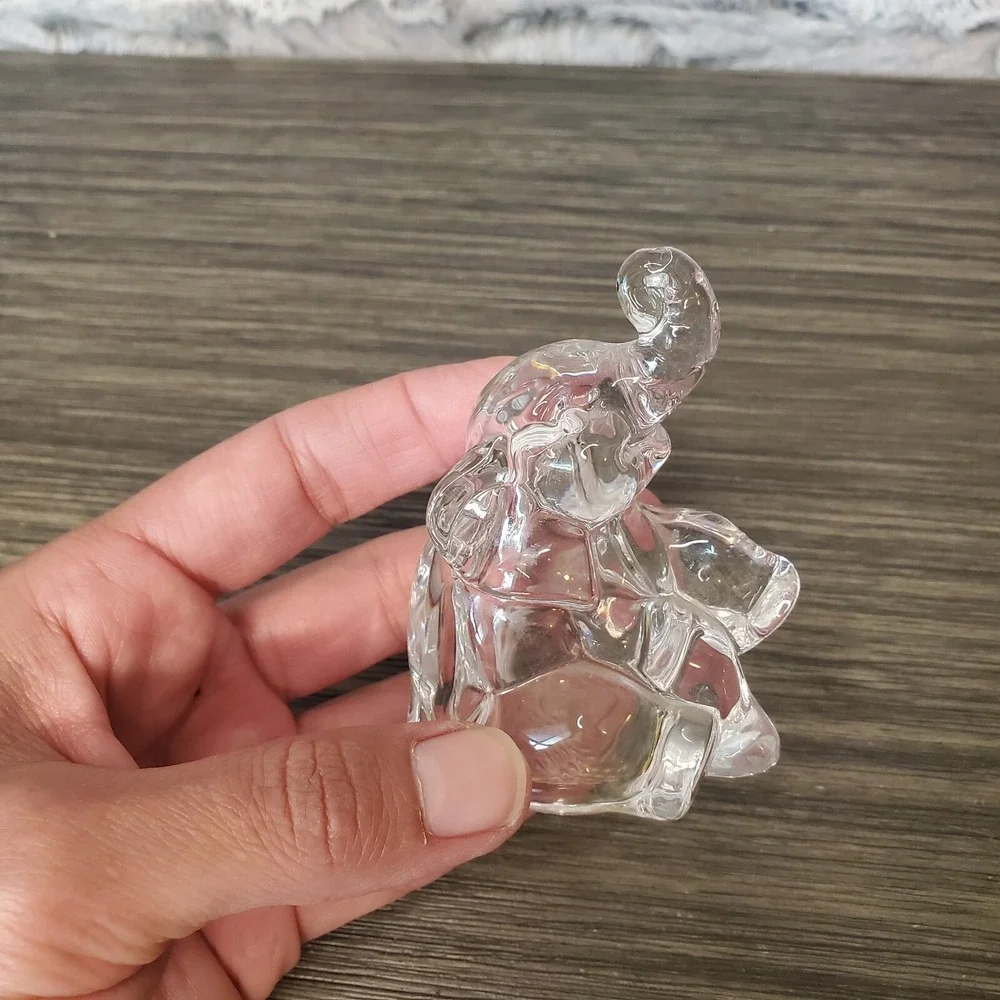 Elephant Salt Shaker‎ REPLACEMENT Lucky Trunks Up Lenox Full Lead Crystal